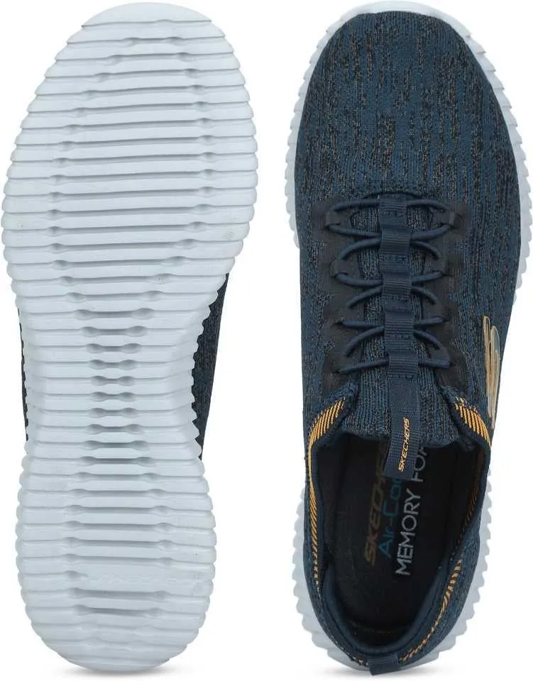 Steely Dan Sneakers Lyrics Skechers Elite Flex Hartnell 52642 NVYL navy-yellow