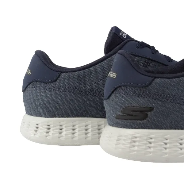 Memory Foam Slip On Sneakers Skechers scarpa casual uomo On The Go Glide Eaze 53775 NVGY blu-grigio