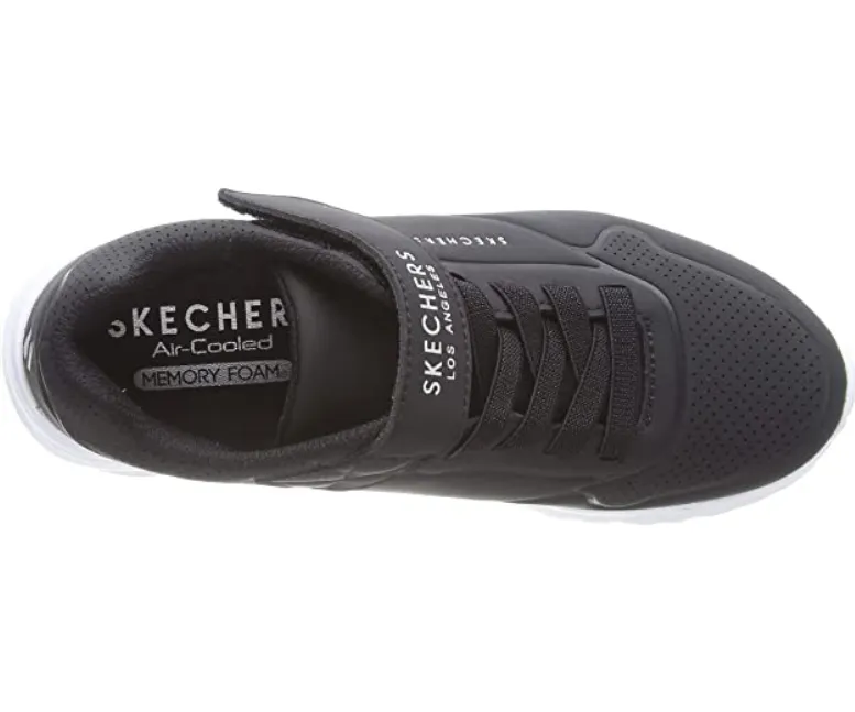 Mestari Sneakers Skechers sneakers da ragazzi con laccio elastico e velcro Uno Lite Vendox 403695L/BLK nero