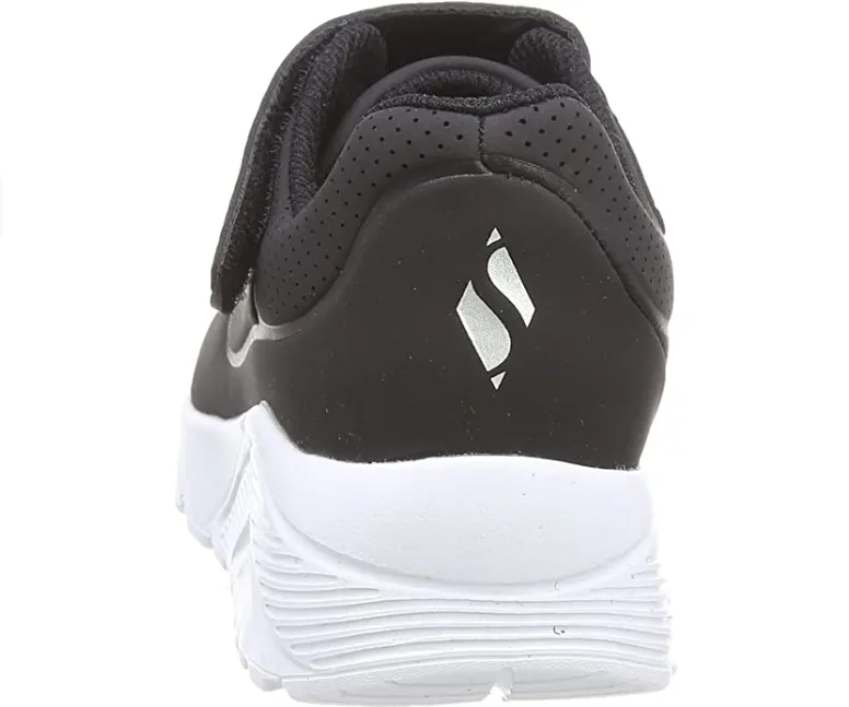 Teenage Sneakers Skechers sneakers da ragazzi con laccio elastico e velcro Uno Lite Vendox 403695L/BLK nero
