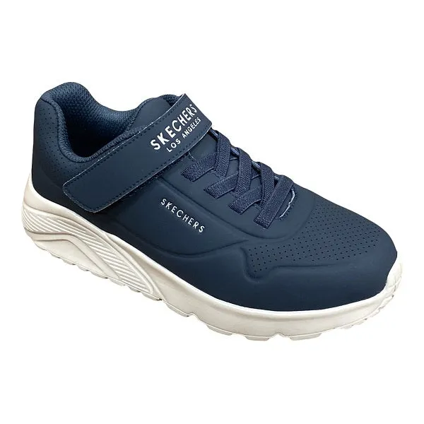 Skechers sneakers da ragazzi con laccio elastico e velcro Uno Lite Vendox 403695L/NVY blu Sneakers With White