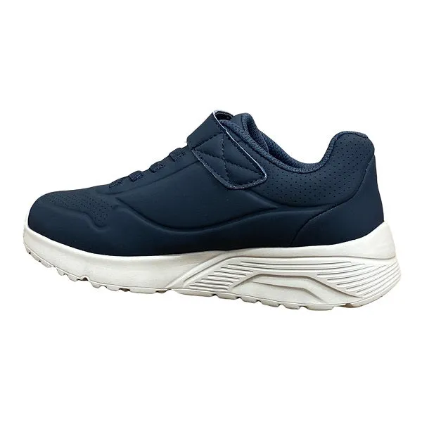 Sneakers With Zipper Skechers sneakers da ragazzi con laccio elastico e velcro Uno Lite Vendox 403695L/NVY blu