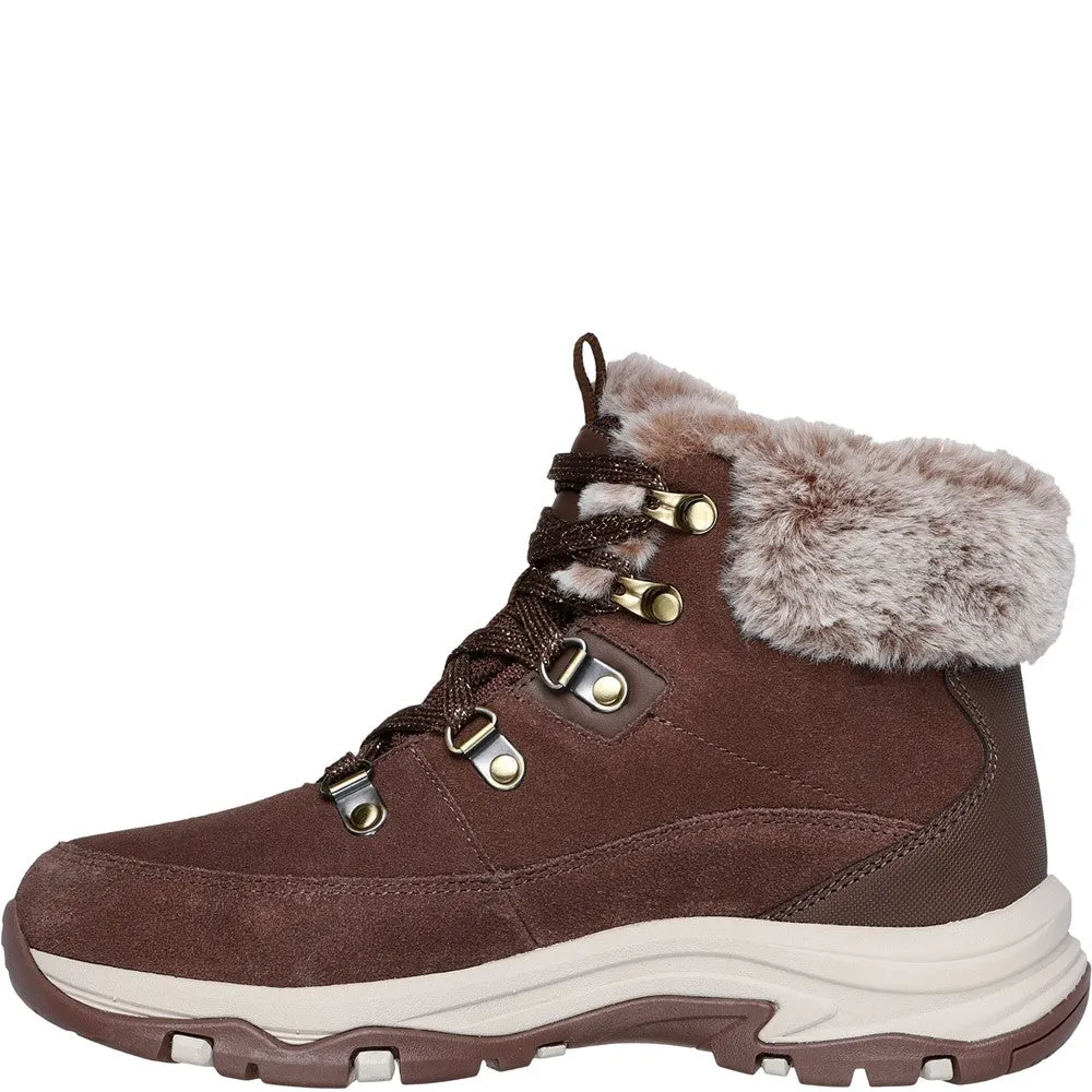 Skechers Trego Snow Worries Hiker Combat Army Boots