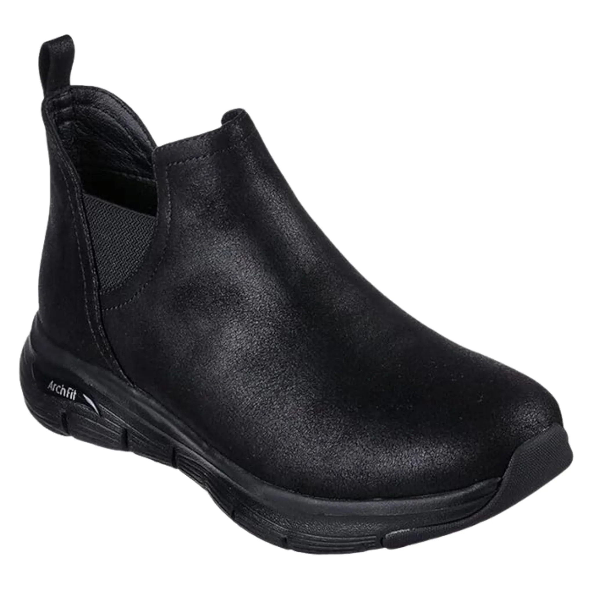 Boots Review Skechers Women's 167367 Arch Fit Smooth- Always Right Black Casual Boots