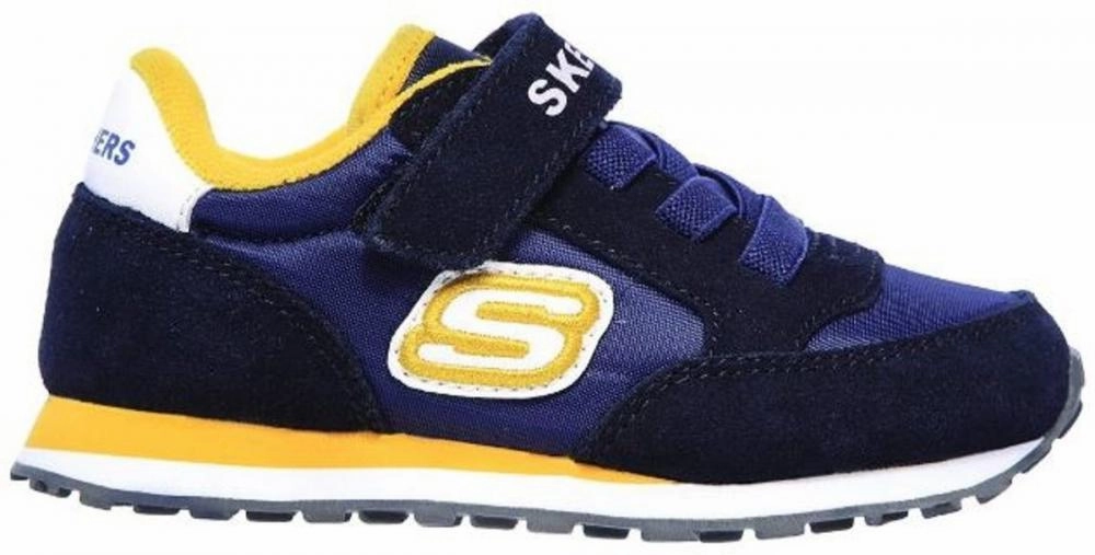 Sneakers Army Skechers scarpa da bambino con lo strappo Retro Sneakers Gorvox 97366N NVGD blu-oro