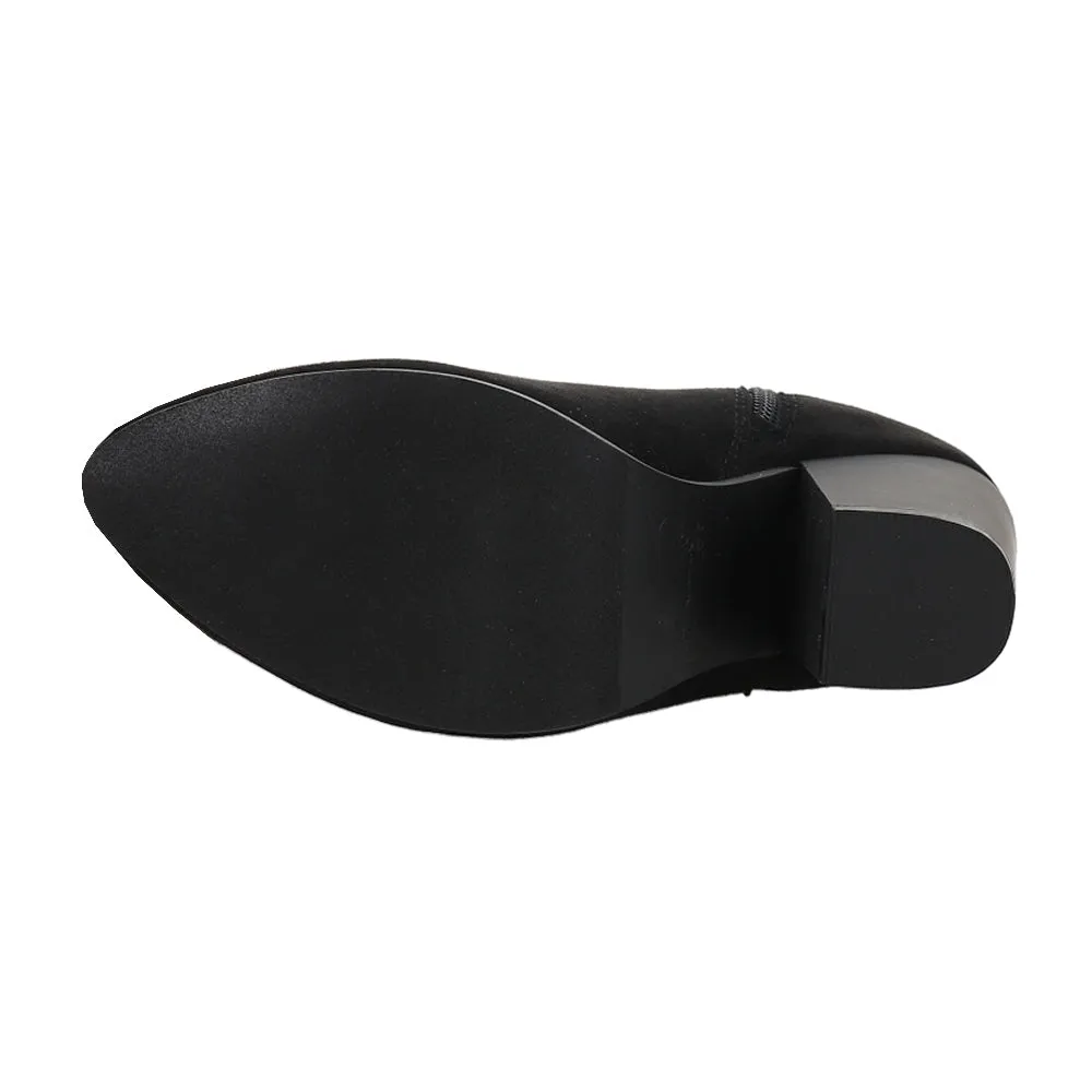 Slayer Embroidery Round Toe Cowboy Booties Barefoot Boots