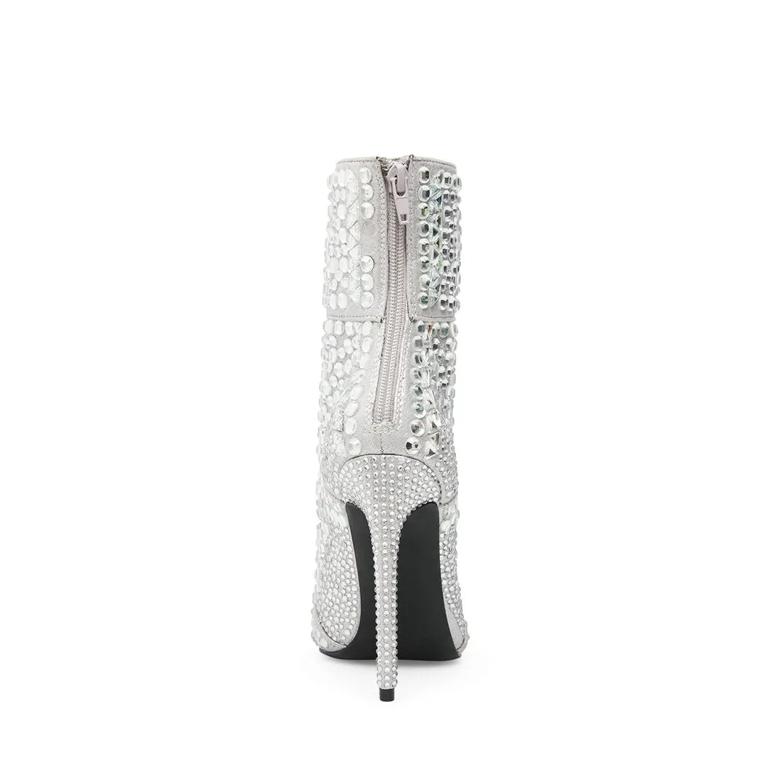 Trench Boots WHOLE RHINESTONES - SM REBOOTED