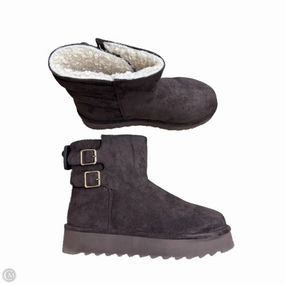 Boots Ankle Flats By Madden Girl In Brown Sz 8.5 Ankle Boots With Wide Opening