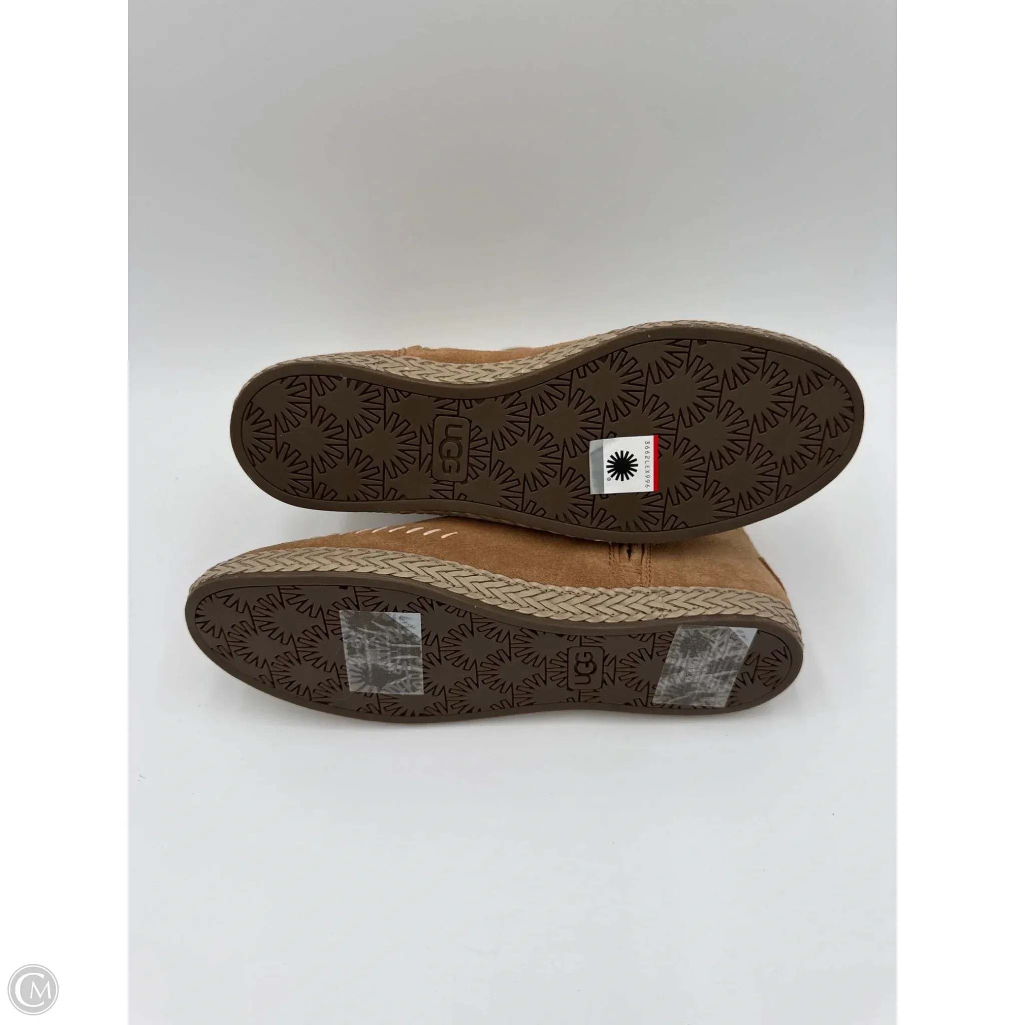 Front Dip Ankle Boots Boots Ankle Flats By Ugg In Tan, Size: 10