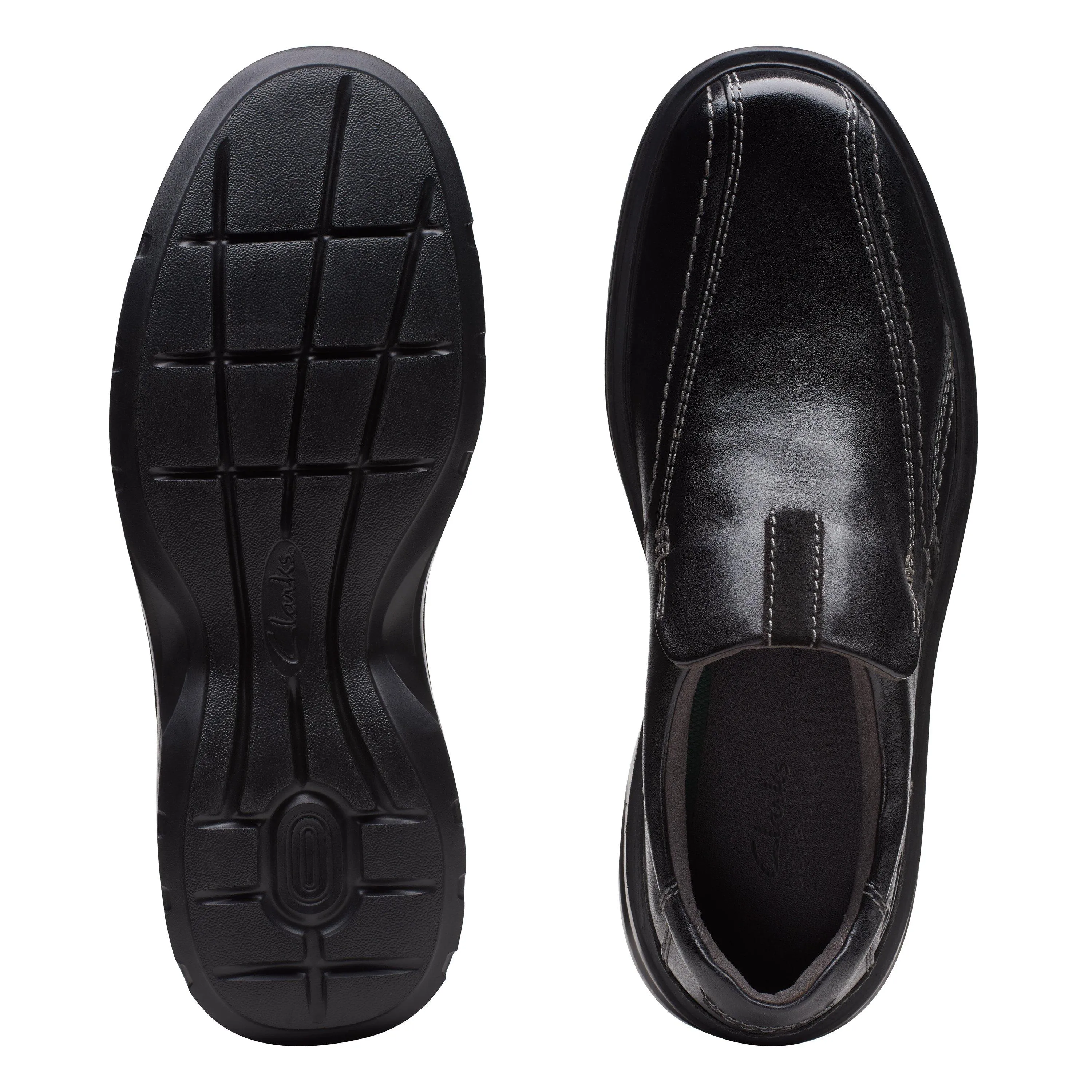 Clarks Men's Gessler Step Slip On - Black Slip On Zx6r
