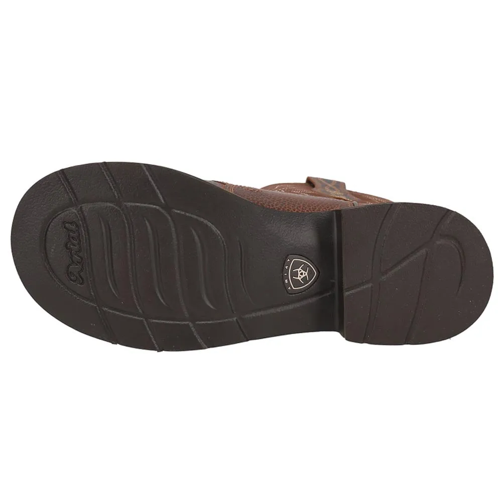 Fatbaby Heritage Dapper Embroidered Round Toe Cowboy Boots Hunter Chelsea Rain Boots