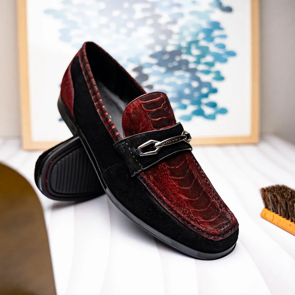 Hugo Wine / Black Smathers And Branson Loafers