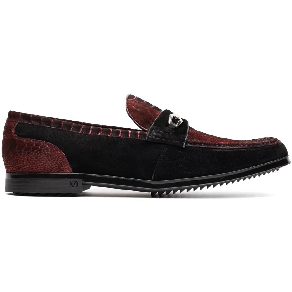 Loafers Dress Shoes Hugo Wine / Black