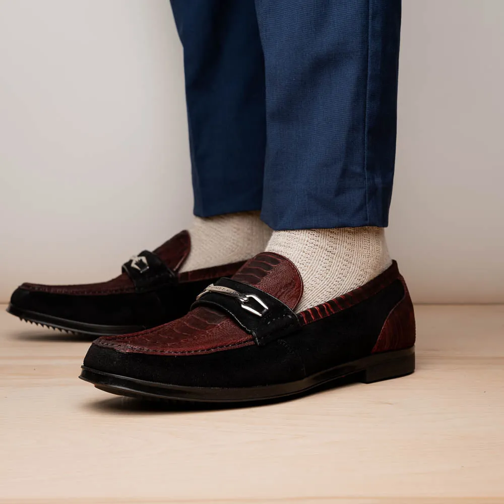 Hugo Wine / Black Loafers Glory Nc