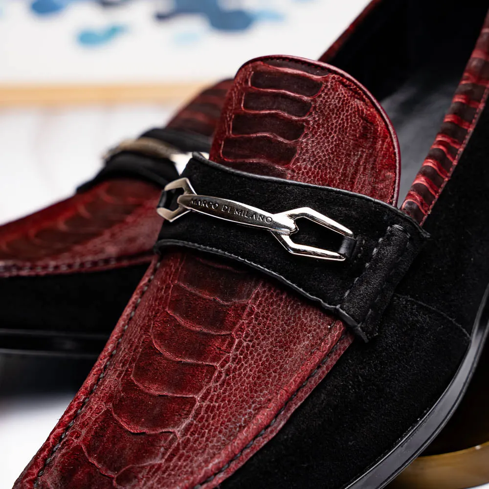 Hugo Wine / Black Comfortable Chunky Loafers