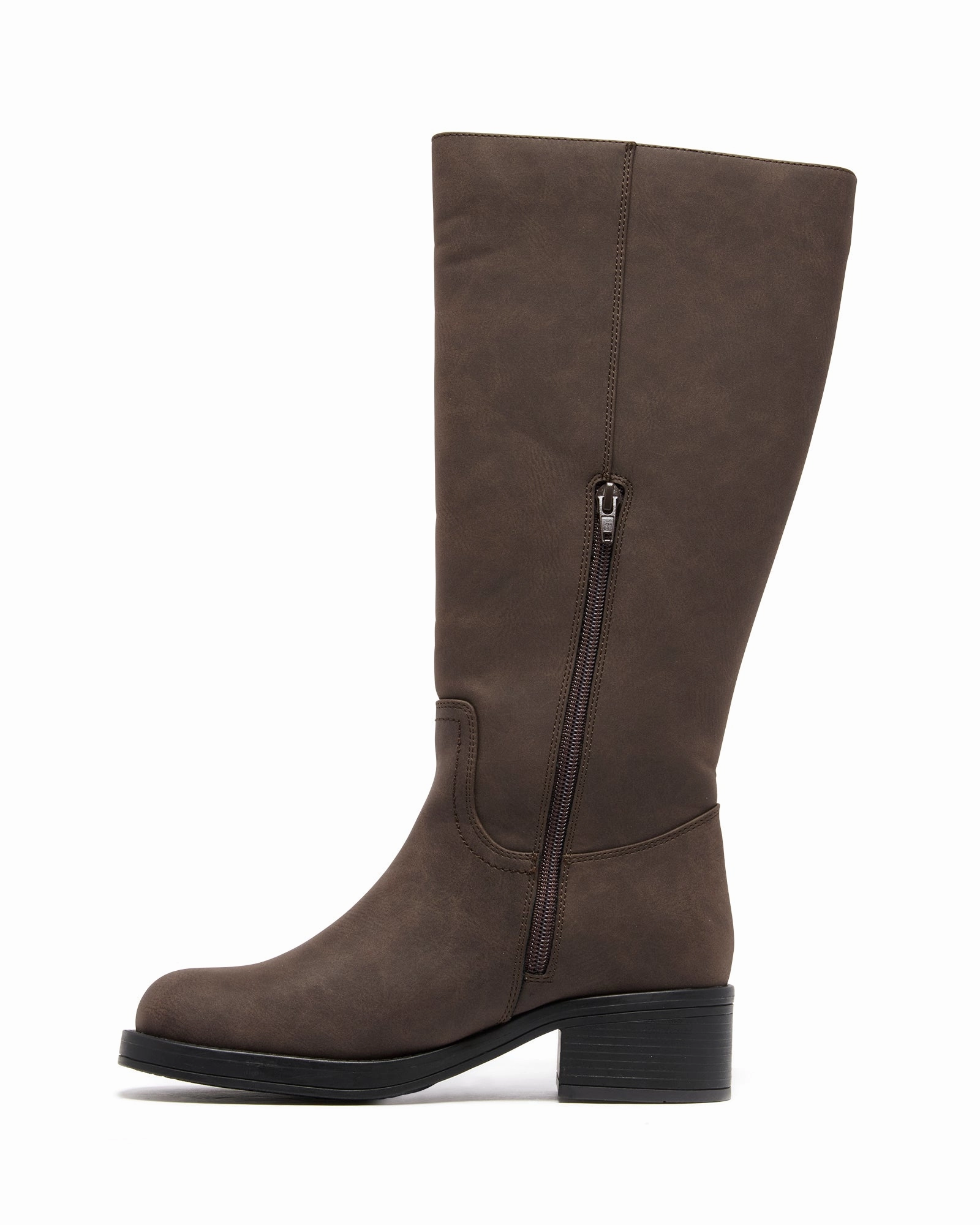 Fever Tall Boot Chocolate Green High Boots