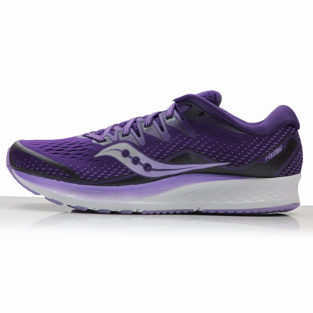 Saucony Ride ISO Women's Running Shoe - Purple Good Wide Running Shoes