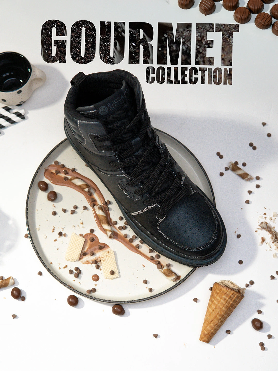 Bacca Bucci Gourmet Collection: High-Top Sneakers Inspired by Dessert Indulgence