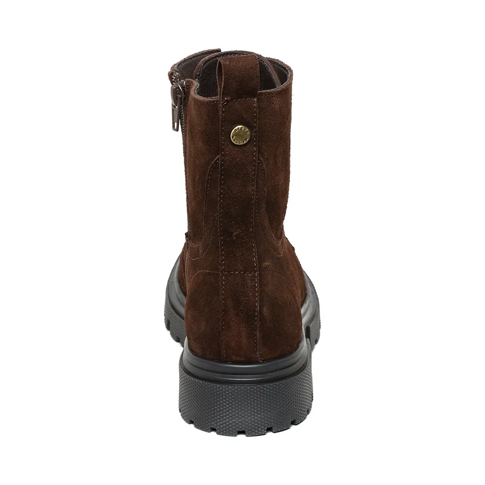 Rhonda Bootie BROWN SUEDE Children's Duck Boots