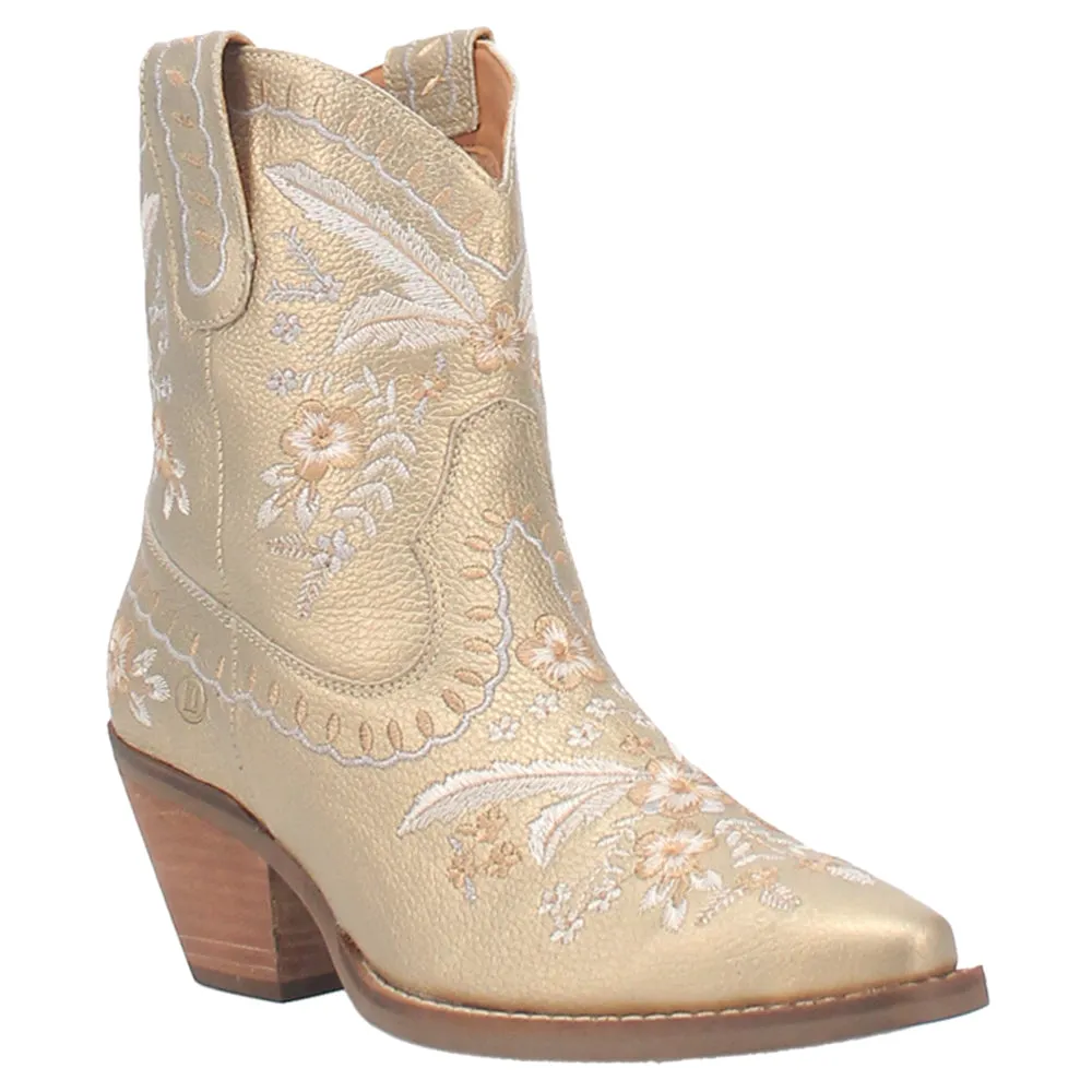 Boots For Sale Primrose Floral Embroidered Metallic Snip Toe Cowboy Booties
