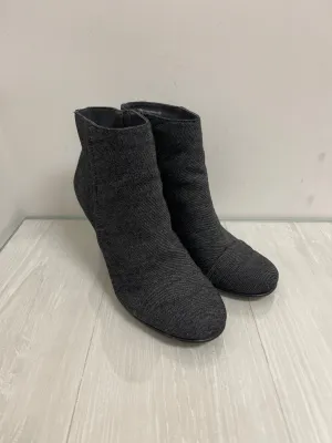 Boots Ankle Heels By Aerosoles In Grey, Size: 10 Journeys Ankle Boots