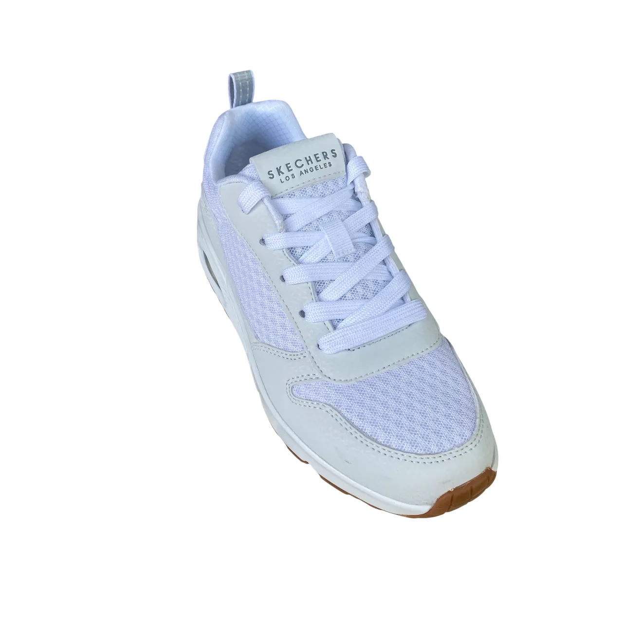 Leopard Platform Sneakers Skechers scarpa sneakers da junior Uno Powex 403667L/WHT bianco