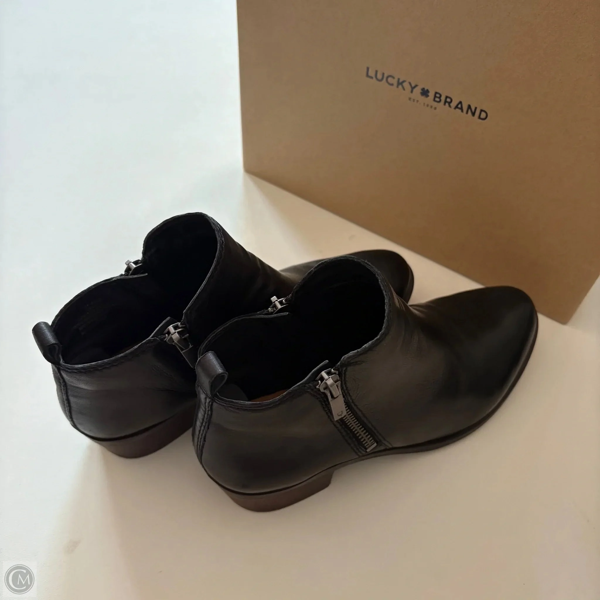 Boots Ankle Heels By Lucky Brand In Black, Size: 7 Dressy Ankle Boots With Heels