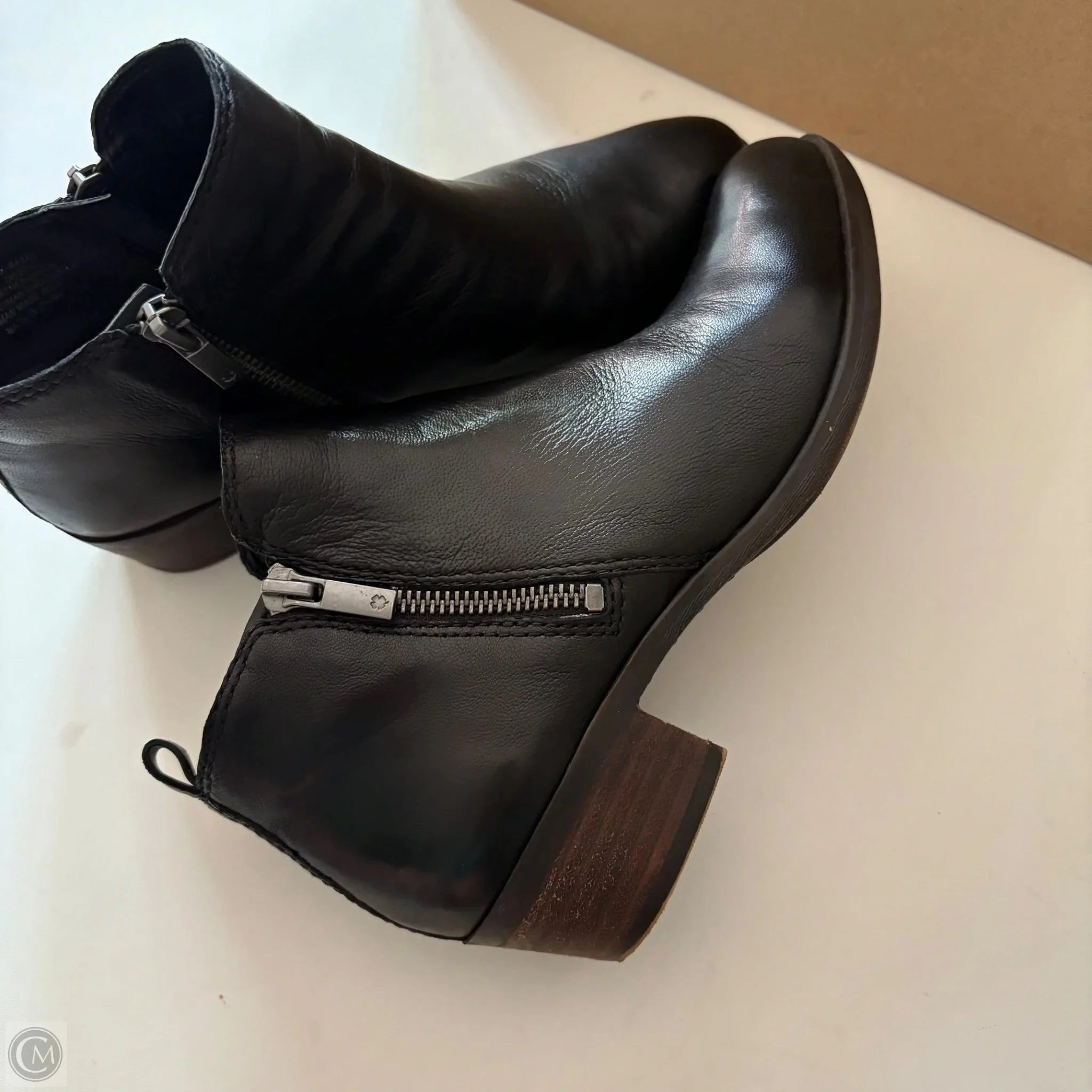 Ross Ankle Boots Boots Ankle Heels By Lucky Brand In Black, Size: 7