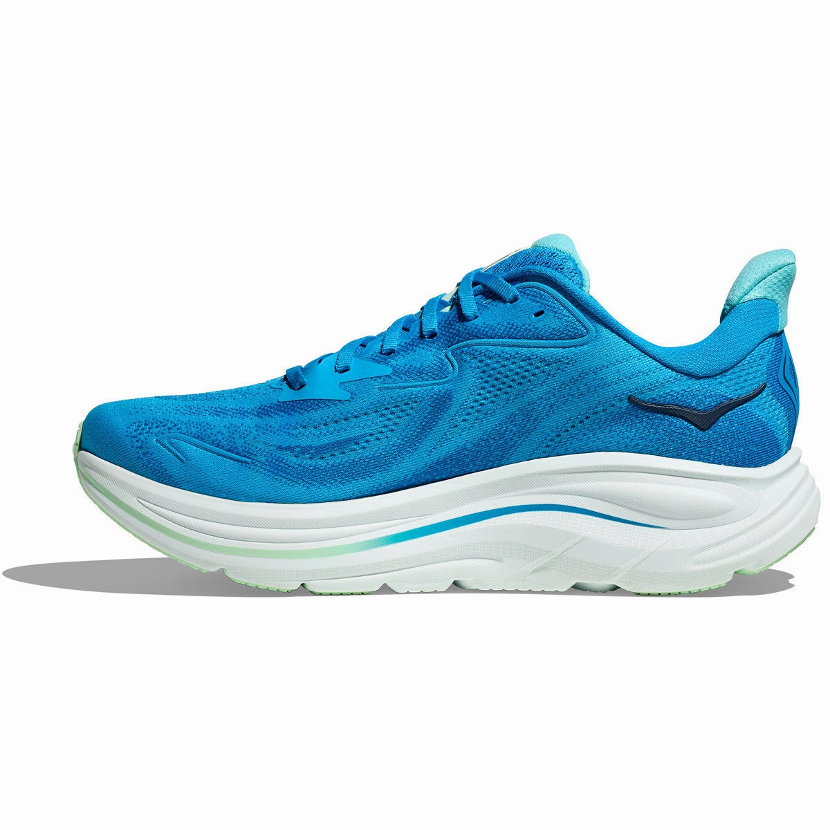 Hoka Clifton 10 Running Shoes - Mens - Hoka Blue/Skyward Blue Neon Shoes