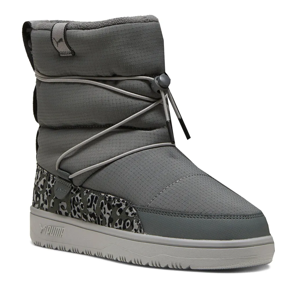 Snowbae Animal Round Toe Snow Boots Ankle Snow Boots