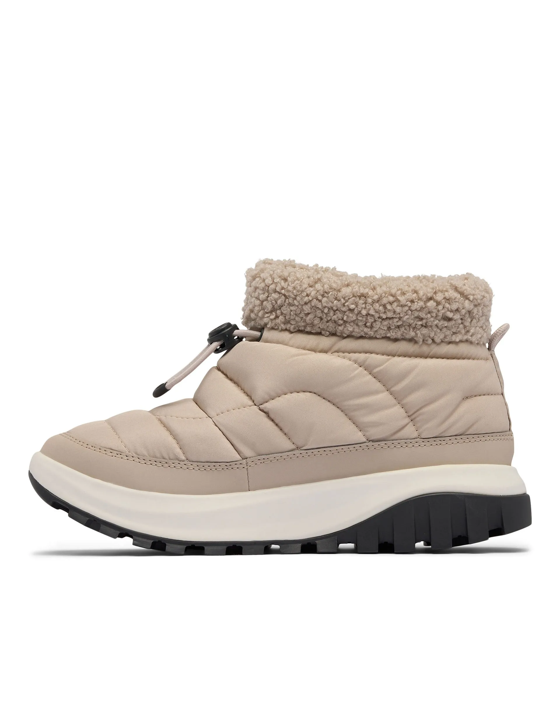 Steel Toe Motorcycle Boots Snowtrot Shorty Winter Boot - Soft Taupe/Shark