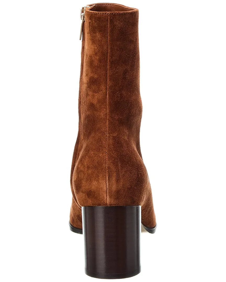 Boots With Bailey Bow Ferragamo Pampero Suede Bootie