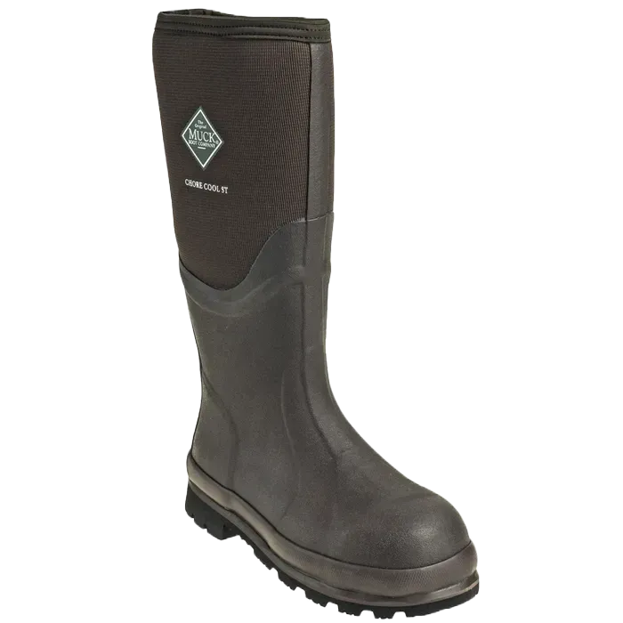 Waterproof Work Muck Men's Chore Cool Brown Steel Toe Waterproof Boots CSCT-STL