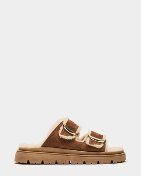 SNUGGLE TAN SUEDE Skin Loafers