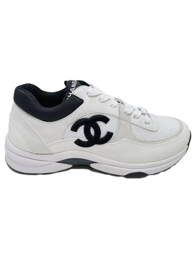 Federer Tennis Shoes Jordan CC Logo Suede Tennis Low Top Sneakers Black Chanel