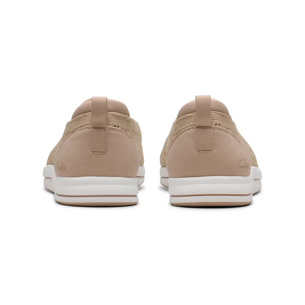 Clarks Breezey Izzy Sand Slip-On Shoe (Women's)