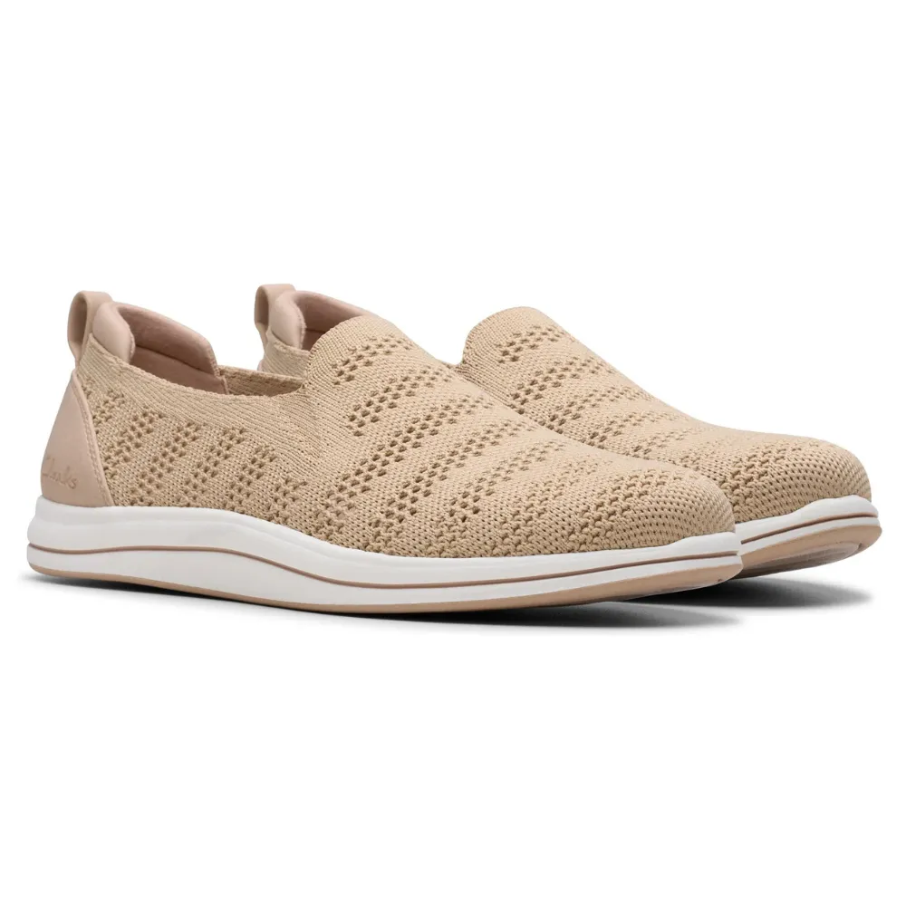 Clarks Breezey Izzy Sand Slip-On Shoe (Women's)