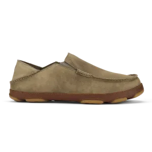 Slip On Sneakers Leather OLUKAI MENS MOLOA - CLAY / TOFFEE