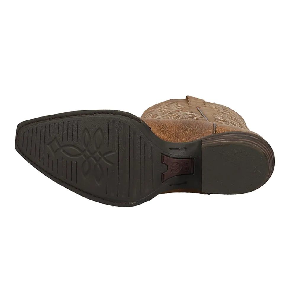 Exotic Western Boots Tallahassee Stretchfit Embroidery Snip Toe Cowboy Boots