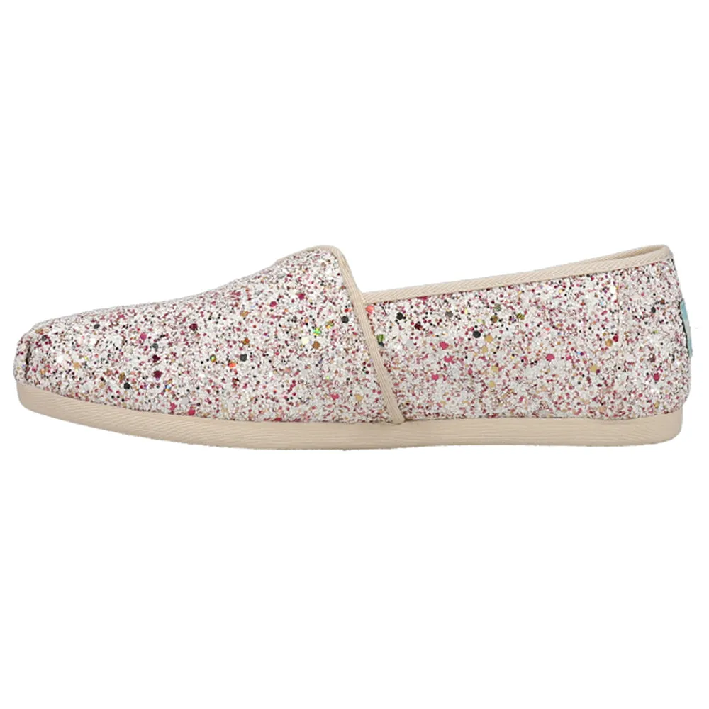 Memory Foam Slip On Loafers Alpargata Glitter Slip On Flats
