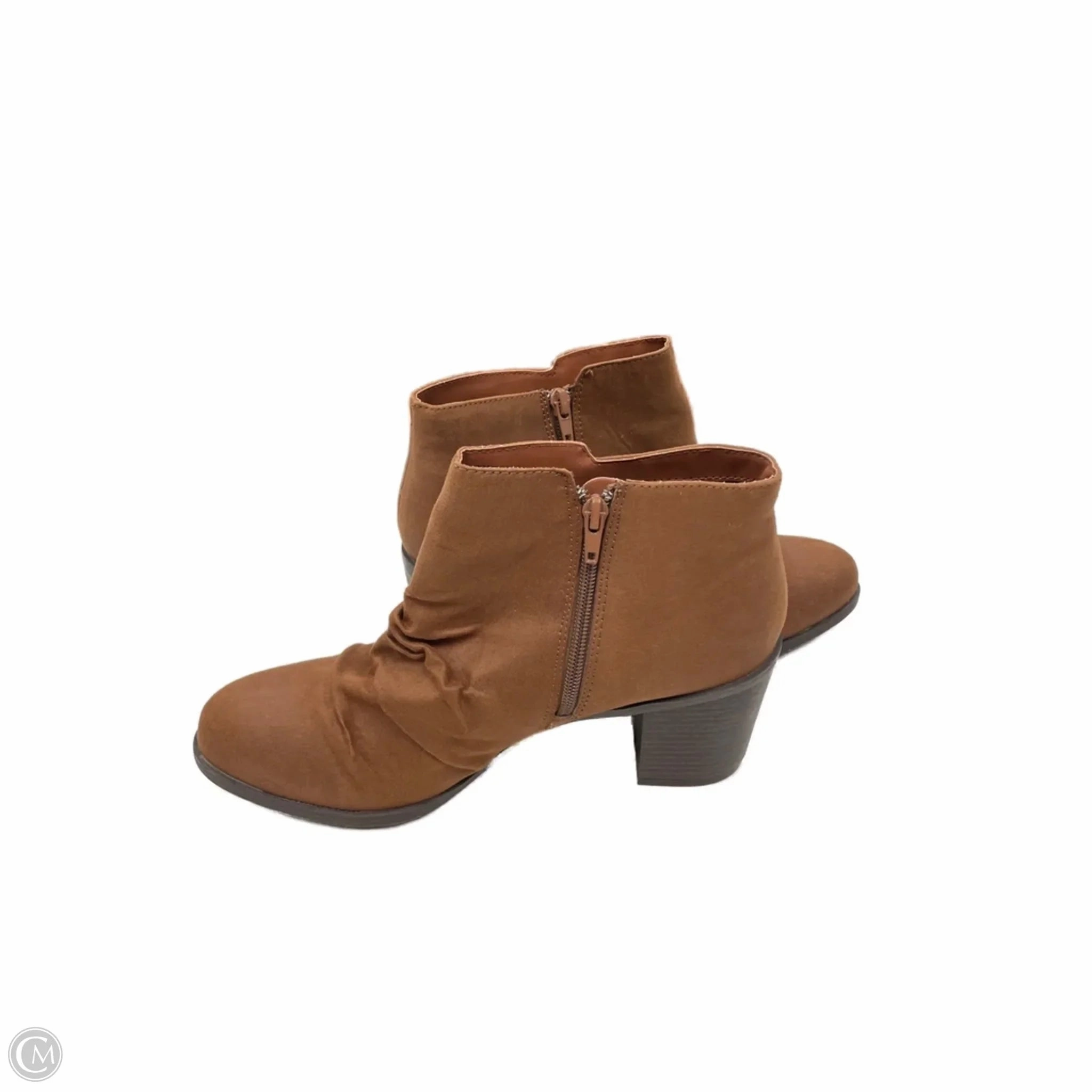 Boots Ankle Heels By Arizona In Brown, Size: 11 Ladies Summer Ankle Boots