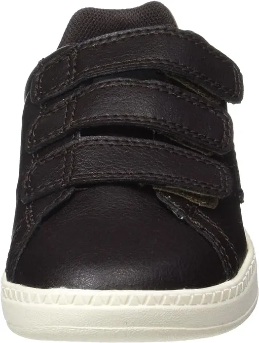 Le Coq Sportif scarpa da bambino con strappo in pelle Courtone 1720116 marrone Glitter Star Sneakers