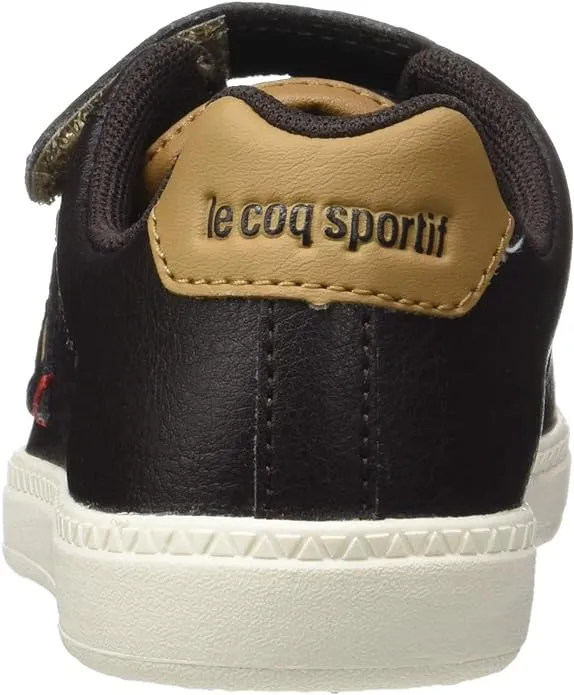 Le Coq Sportif scarpa da bambino con strappo in pelle Courtone 1720116 marrone Sneakers V