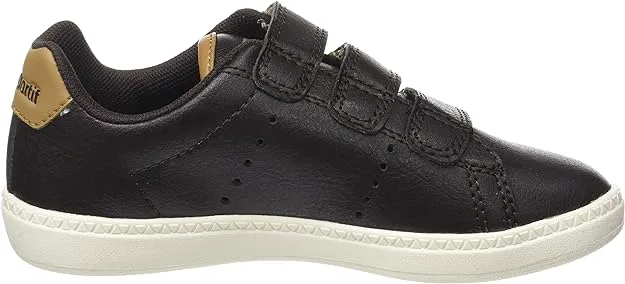 Sneakers Cool Le Coq Sportif scarpa da bambino con strappo in pelle Courtone 1720116 marrone