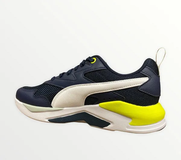 Puma scarpa sneakers da ragazzo X-Ray Lite 374393 21 blu bianco giallo Goth Sneakers