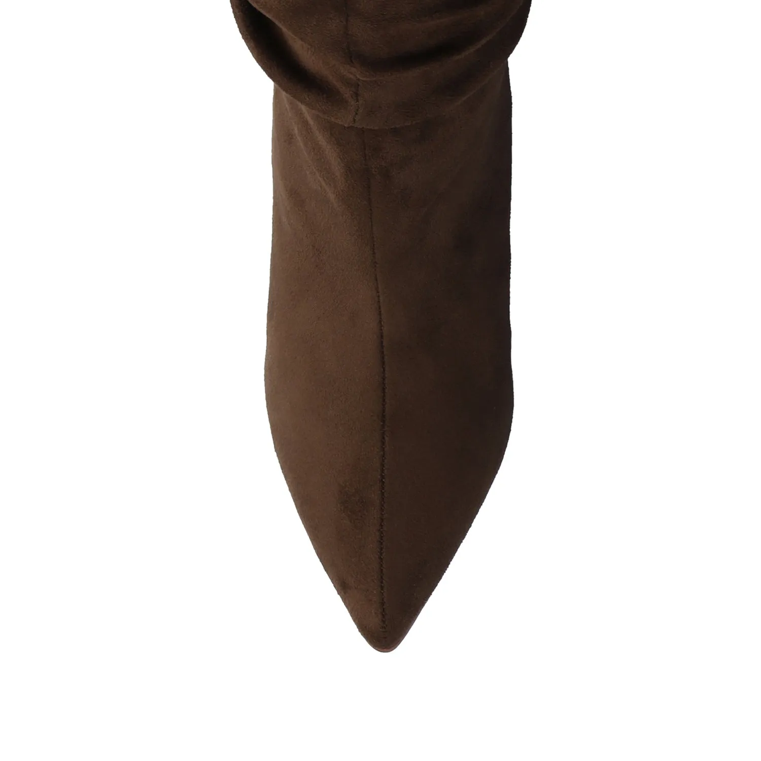 Leather Winter Boots SONNET SLOUCHY BOOTS IN WIDE CALF