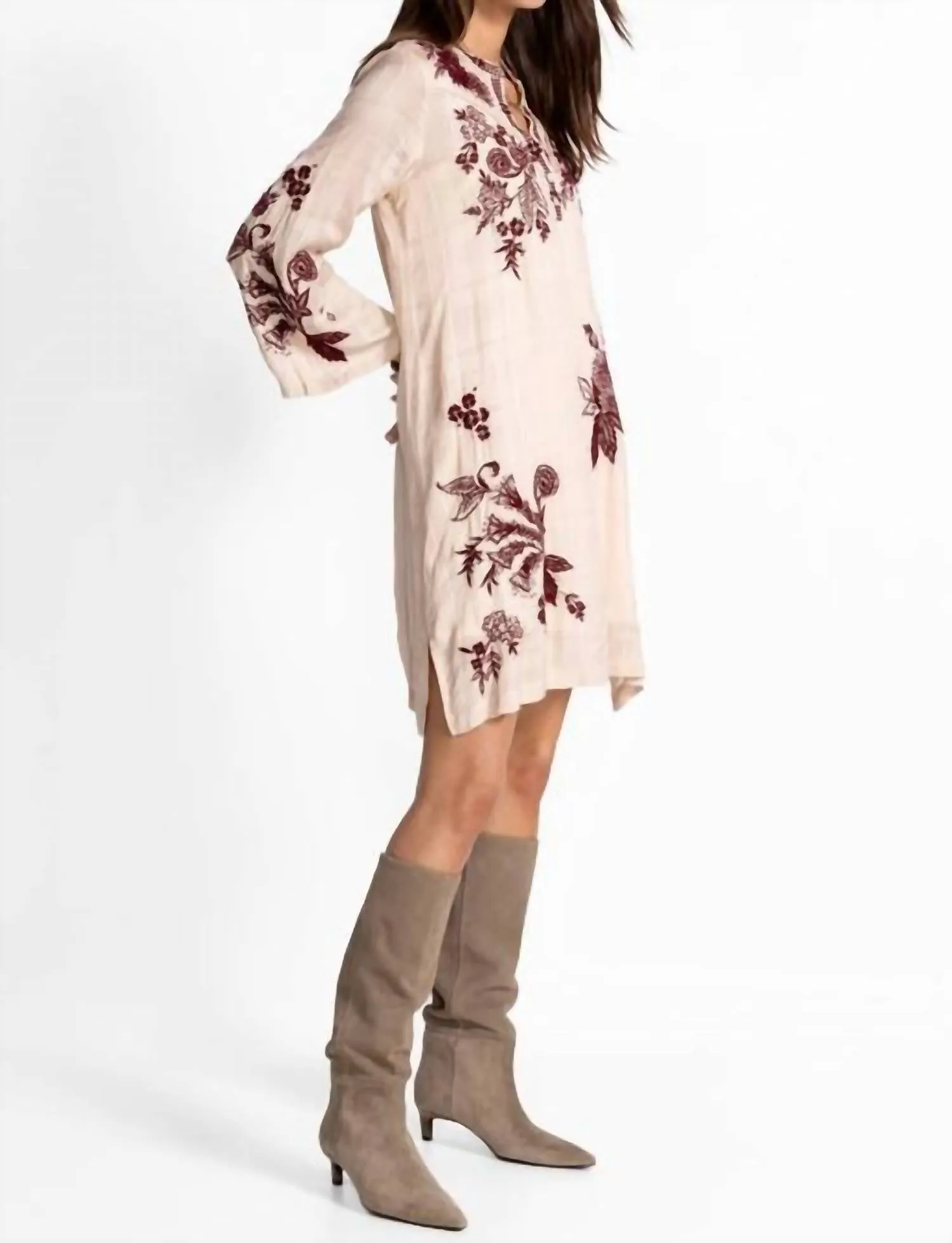 Ultralight Wading Boots Aquijio Western Piped Yoke Dress In Zion Ivory