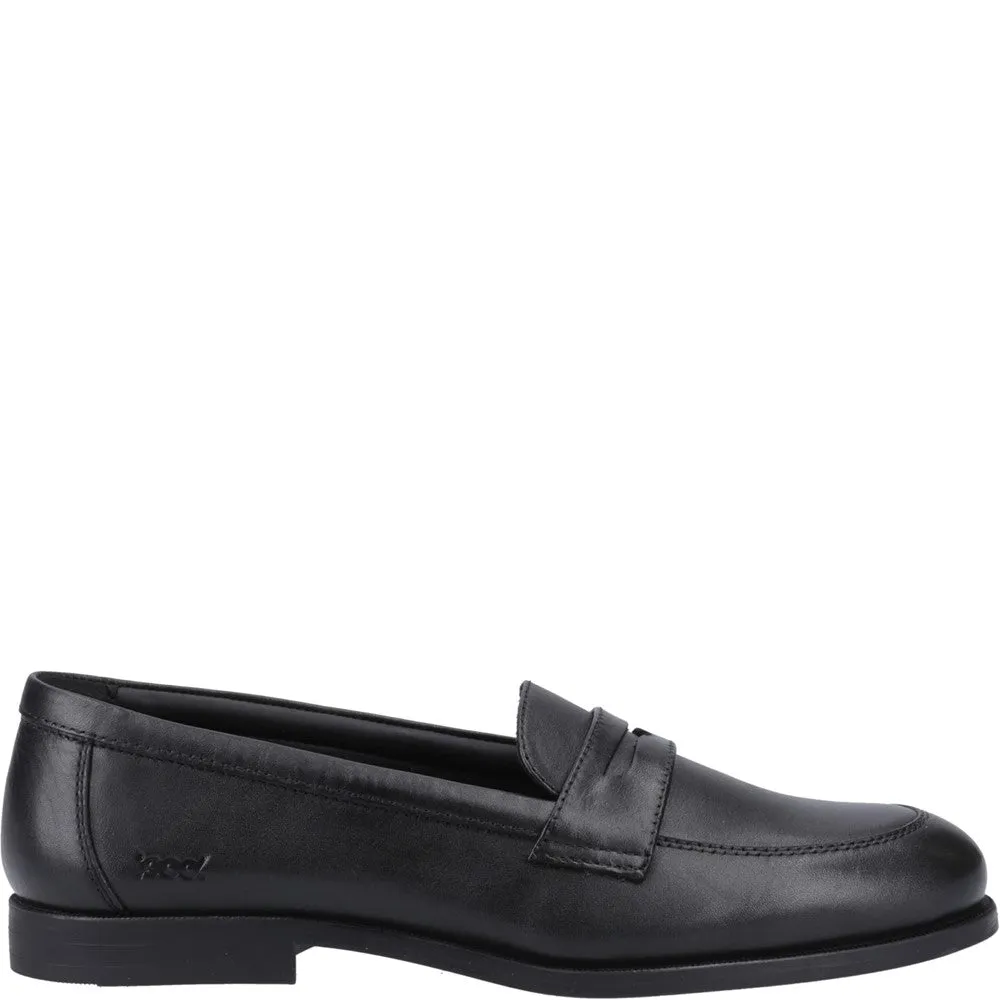 Pod Islay Loafer Senior School Shoes Chunky Suede Loafers