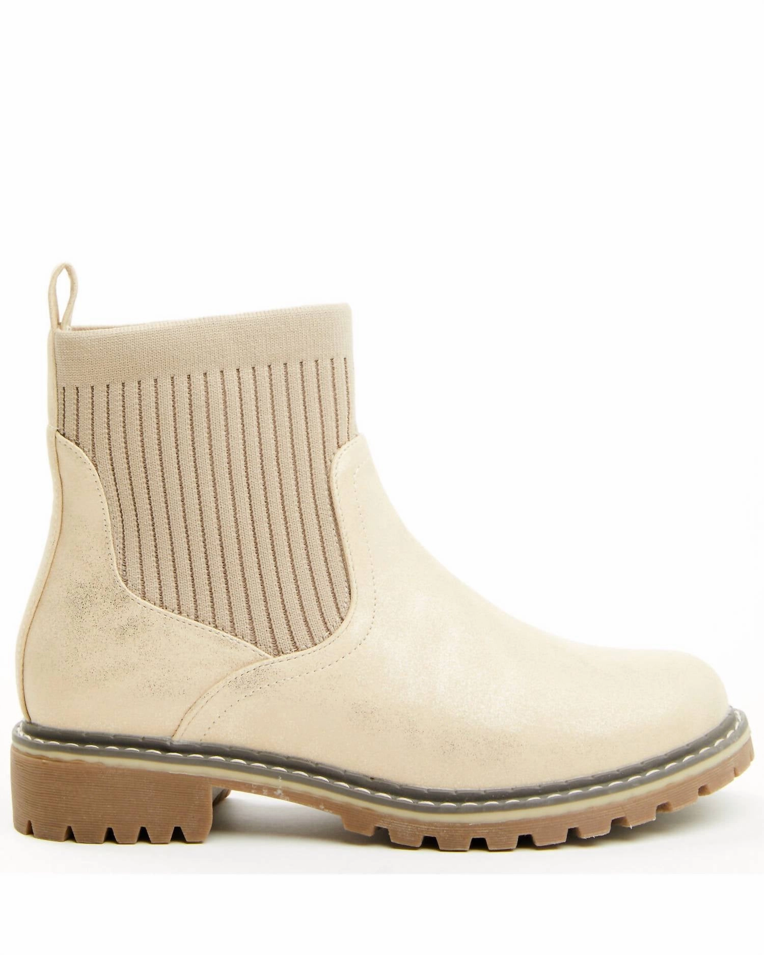 Real Snakeskin Boots Women's Cabin Fever Fashion Booties In Cream