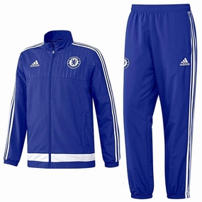 FC Chelsea blue presentation Soccer tracksuit 2015/16 - Adidas Ironworker Boots